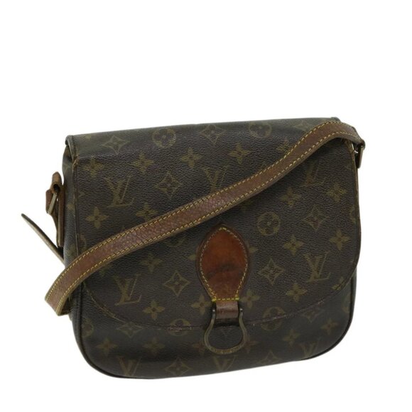 LOUIS VUITTON Monogram Saint Cloud GM Shoulder Bag M51242 LV Auth 67890 - Picture 1 of 15